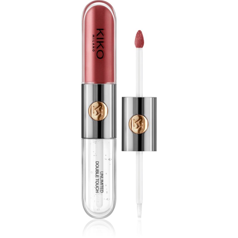 KIKO Milano Unlimited Double Touch dugotrajni tekući ruž za usne sa sjajem nijansa 104 Sangria 6 ml