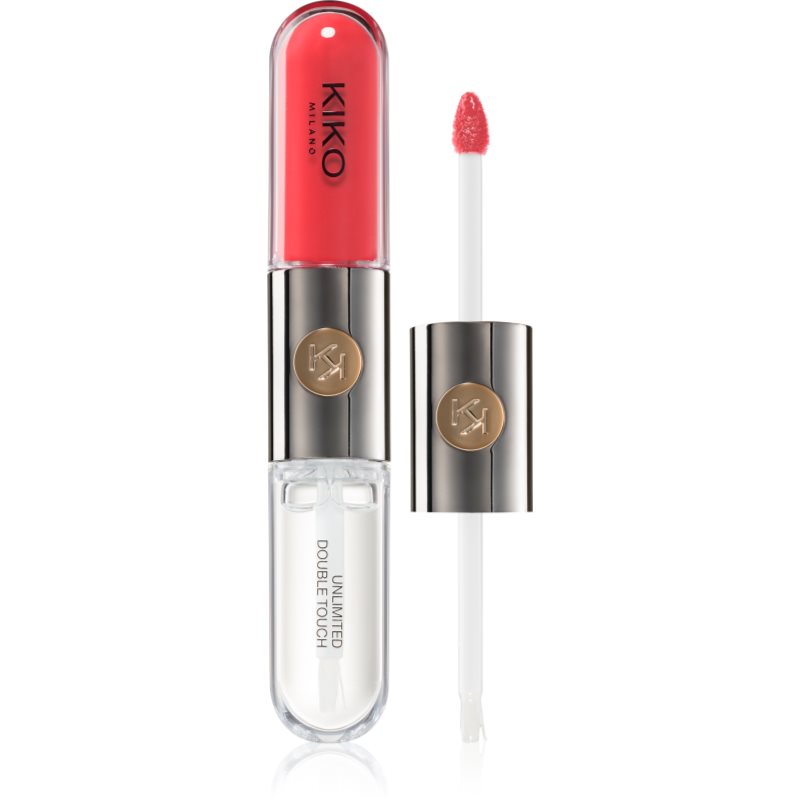 KIKO Milano Unlimited Double Touch dlouhotrvající tekutá rtěnka odstín 110 Spicy Rose 6 ml
