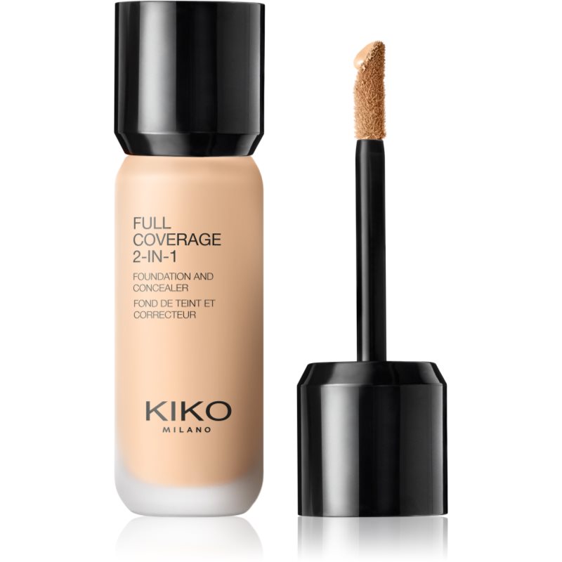 KIKO Milano Full Coverage 2-In-1 podkład i korektor 2 w 1 odcień 10 Neutral 25 ml