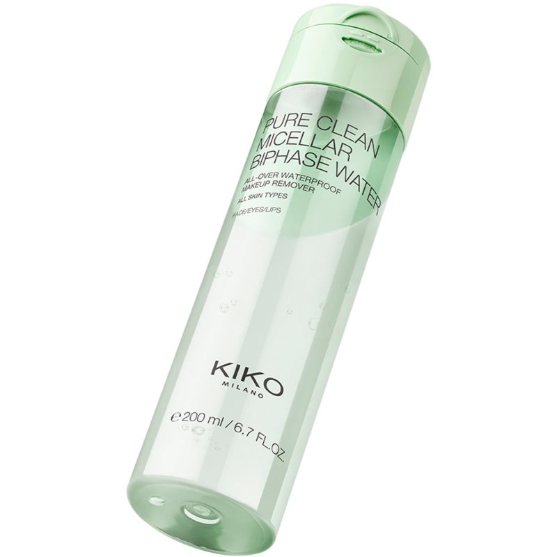 KIKO Milano Pure Clean Micellar Biphase Water Zwei-Phasen Mizellenwasserr für Gesicht und Augen 200 ml (Bild 3)
