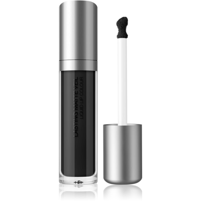 KIKO Milano Lasting Matte Veil langanhaltender flüssiger Lippenstift mit Matt-Effekt Farbton 17 Black 4 ml