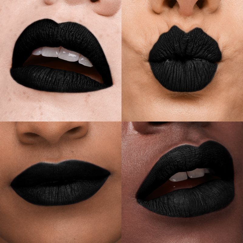 KIKO Milano Lasting Matte Veil langanhaltender flüssiger Lippenstift mit Matt-Effekt Farbton 17 Black 4 ml (Bild 9)