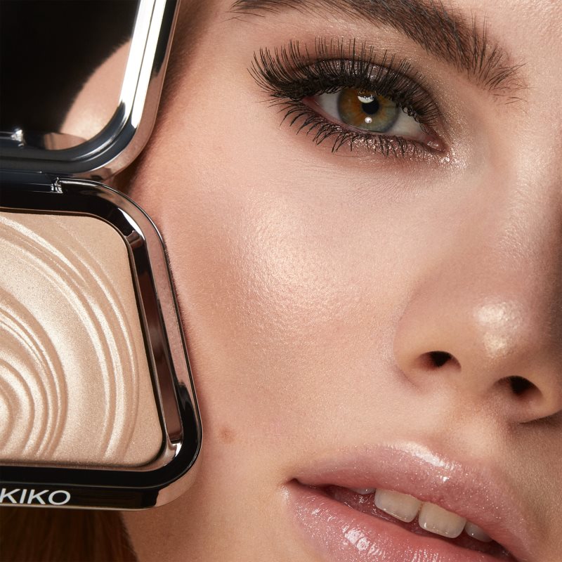 KIKO Milano Glow Fusion Intense Powder Highlighter aufhellender Kompaktpuder Farbton 01 Sparkling Wine 10.5 g (Bild 3)