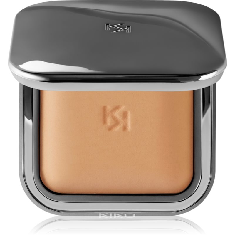 Kiko Milano Damen Radiant Fusion Mineralischer Kompaktpuder Mit Glättender Wirkung Farbton 03 Warm Beige 8.5 G