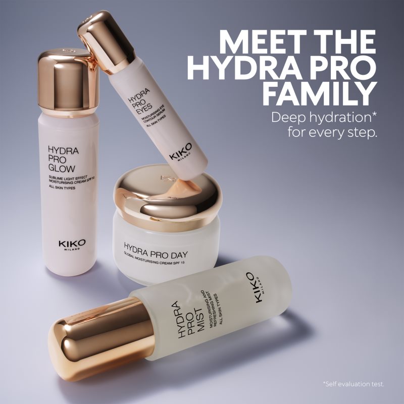KIKO Milano Hydra Pro Glow feuchtigkeitsspendende Gesichtscreme mit Hyaluronsäure SPF 10 50 ml (Bild 8)