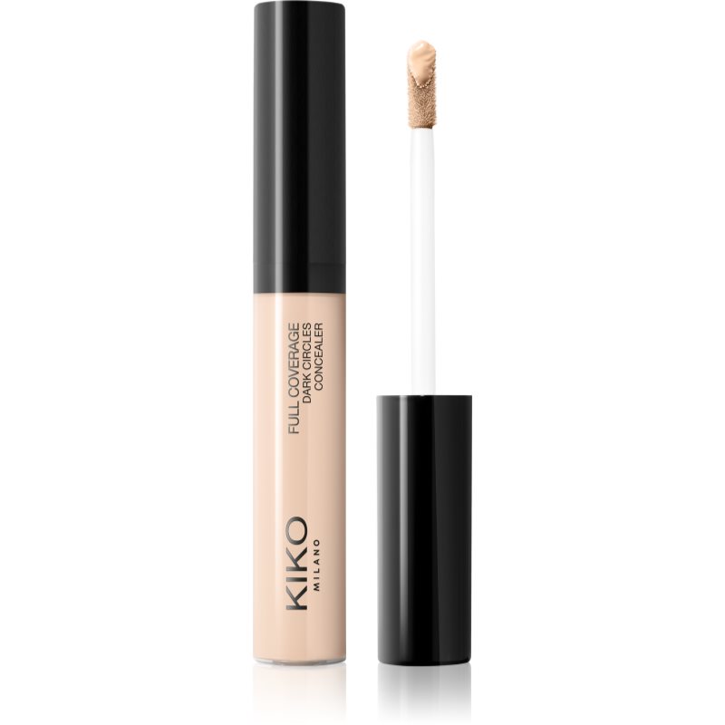 KIKO Milano Full Coverage Dark Circles Concealer korektor na cienie pod oczami dla idealnego krycia odcień 02 Light Beige 8 ml