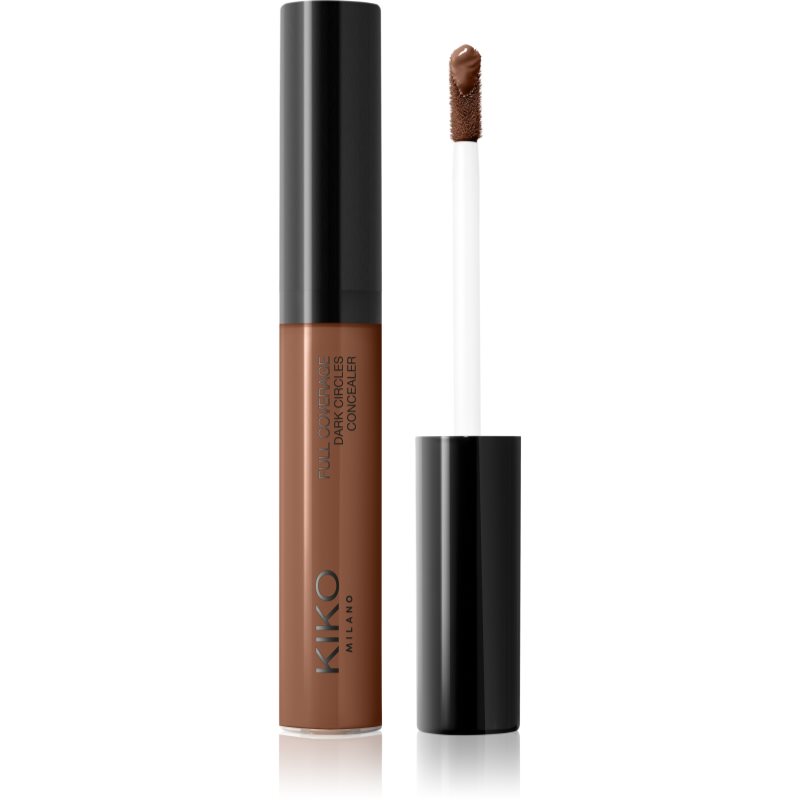 KIKO Milano Full Coverage Dark Circles Concealer korektor na cienie pod oczami dla idealnego krycia odcień 24 Dark Chestnut 8 ml