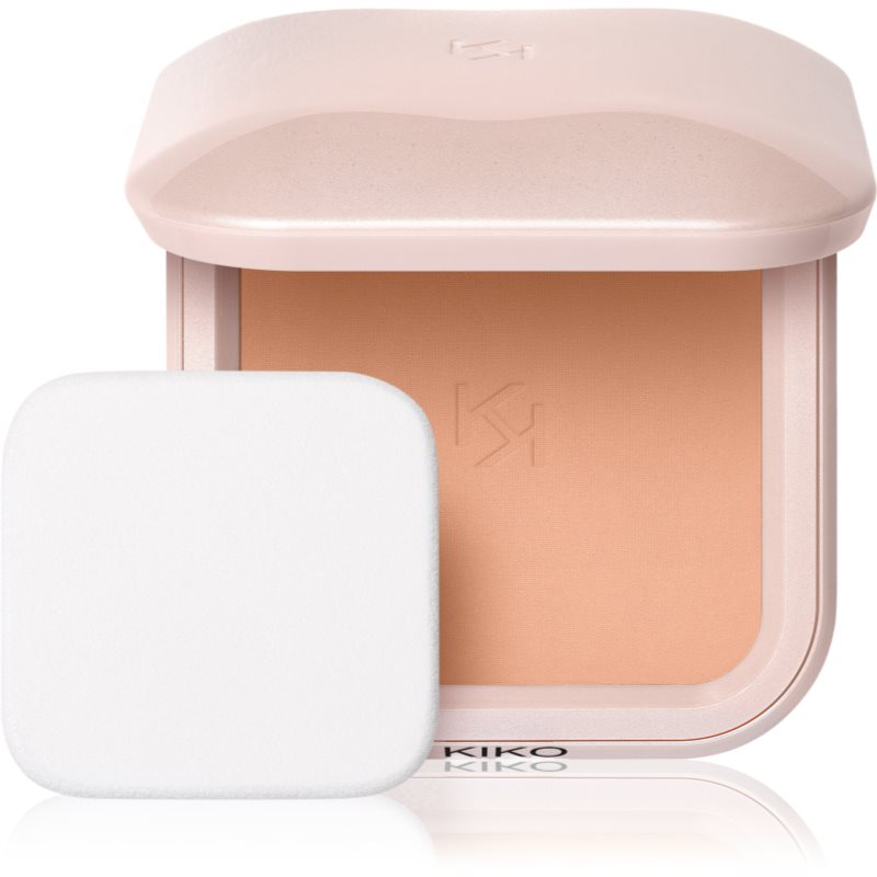 KIKO Milano Skin Lover Refining Face Powder Foundation kompaktowy podkład pudrowy z matowym wykończeniem odcień 05 Warm Apricot 10 g