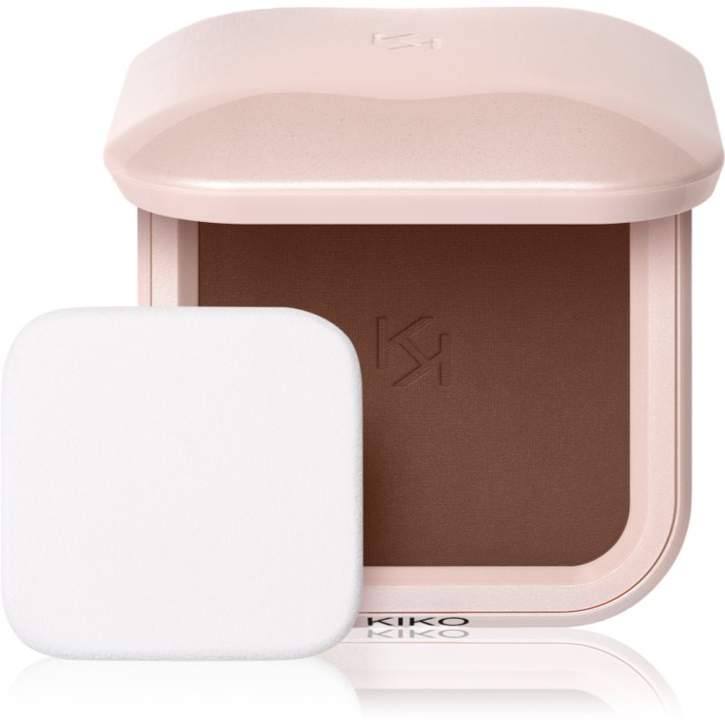 KIKO Milano Skin Lover Refining Face Powder Foundation das pudrige Kompakt-Make-up mit Matt-Effekt Farbton 12 Mocha 10 g