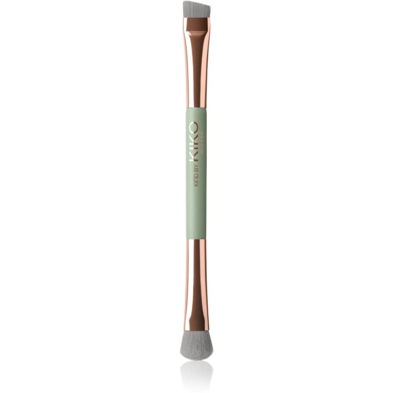  Kiko Milano Kind By Kiko Double Eye Brush Pędzel Do Cieni Do Powiek Dwustronny 1 Szt. 