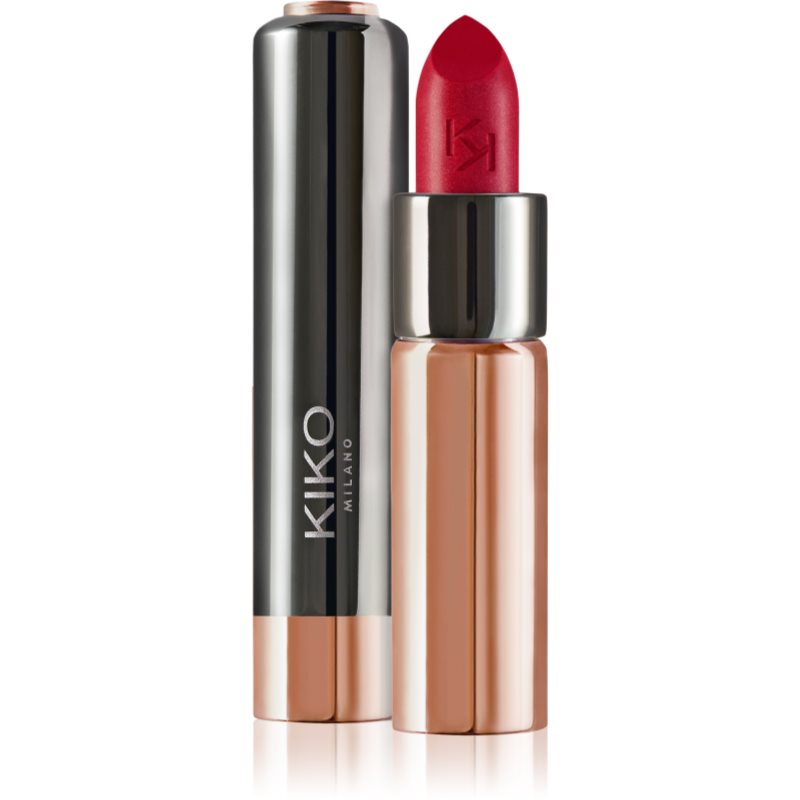 KIKO Milano Gossamer Emotion kremowa szminka do ust odcień 113 Pearly Tulip Red 3.5 g