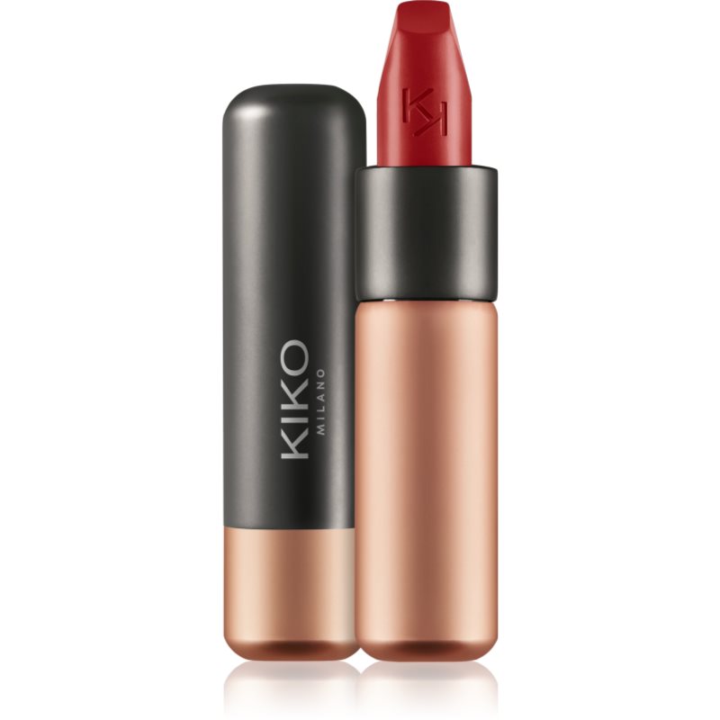 KIKO Milano Velvet Passion kremowa szminka do ust z matowym wykończeniem odcień 346 Intense Red 3.5 g