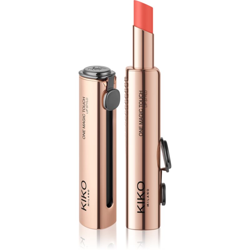 KIKO Milano One Magic Touch szminka półmatowa o działaniu nawilżającym odcień 07 Coral Cue 2.5 g