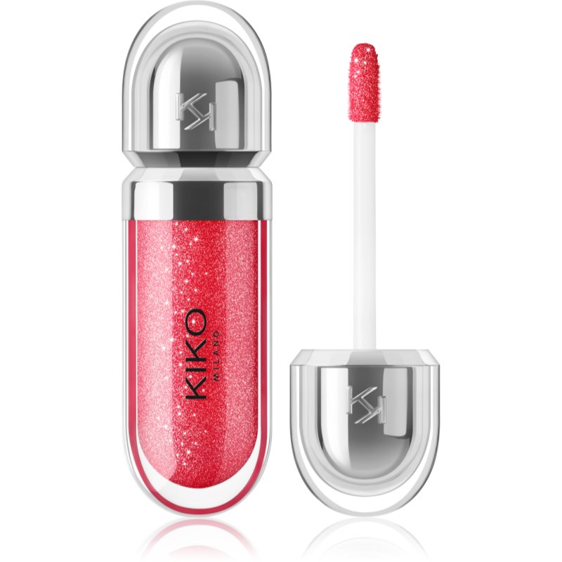 KIKO Milano 3D Hydra Lipgloss nawilżający błyszczyk do ust odcień 12 Pearly Amaryllis Red 6.5 ml