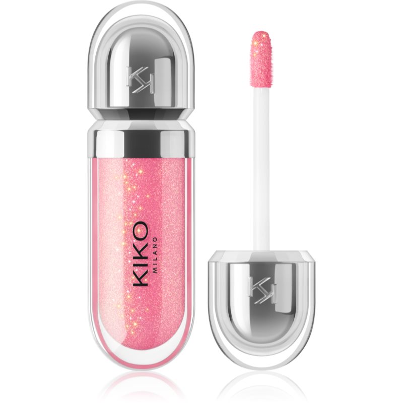 KIKO Milano 3D Hydra Lipgloss nawilżający błyszczyk do ust odcień 26 Sparkling Hibiscus Pink 6.5 ml