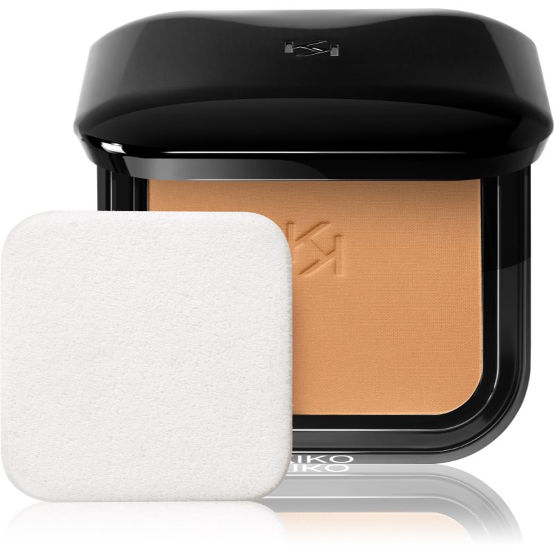 KIKO Milano Full Coverage Blurring Powder Foundation Kompakt - PuderFoundation für volle Abdeckung Farbton 70 Light Camel 10 g