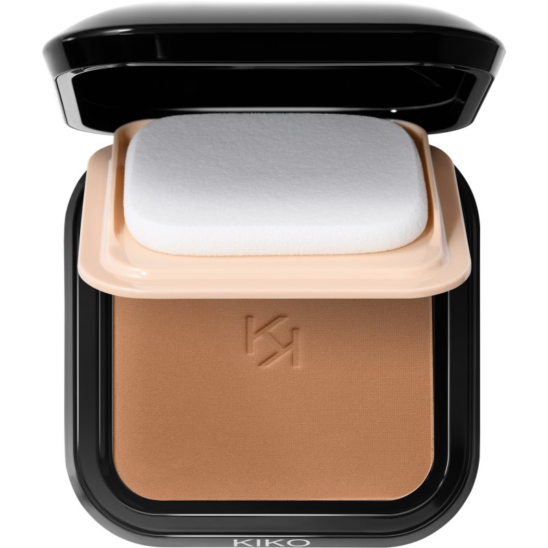 Thumbnail - KIKO Milano Full Coverage Blurring Powder Foundation das pudrige Kompakt-Make-up für volle Abdeckung Farbton 80 Cocoa 10...
