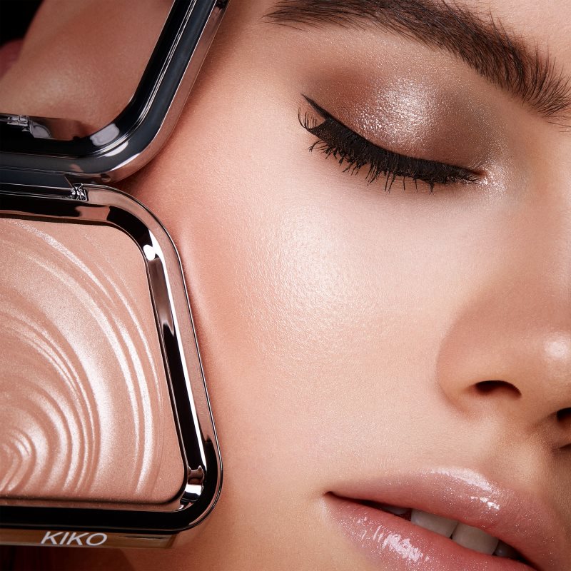 KIKO Milano Glow Fusion Intense Powder Highlighter aufhellender Kompaktpuder Farbton 02 Coral 10.5 g (Bild 3)