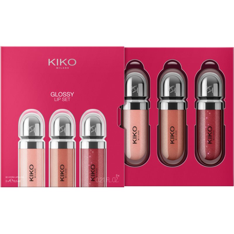 KIKO Milano Glossy Lip Set Set mit Lipglosses