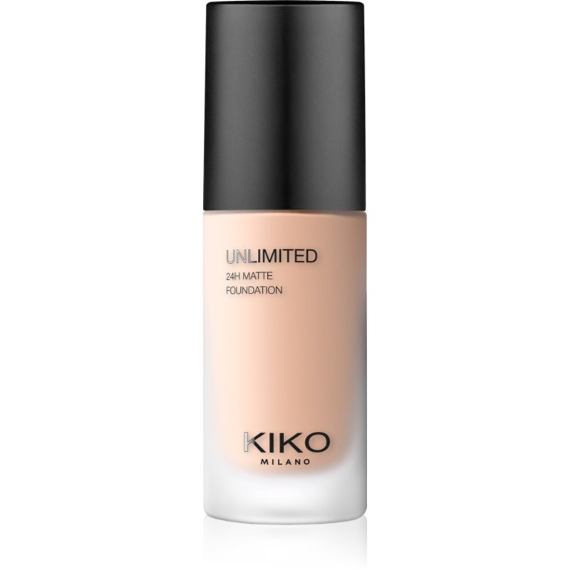 KIKO Milano Unlimited 24H Matte długotrwały podkład matujący z kwasem hialuronowym odcień 2.5 CR Cool Rose 30 ml