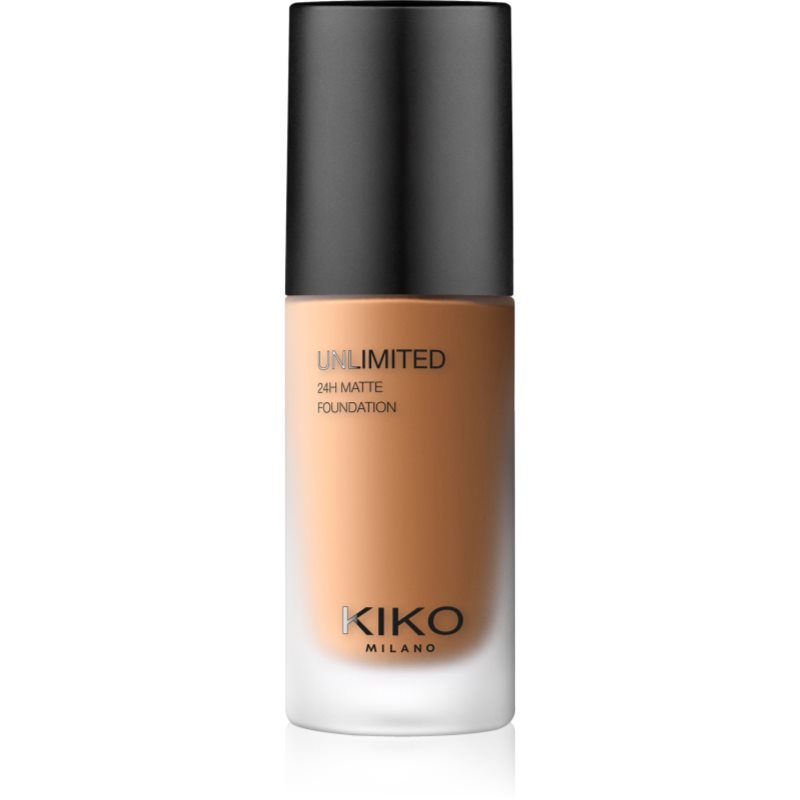 KIKO Milano Unlimited 24H Matte langanhaltendes mattierendes Make up mit Hyaluronsäure Farbton 8 WR Warm Rose 30 ml