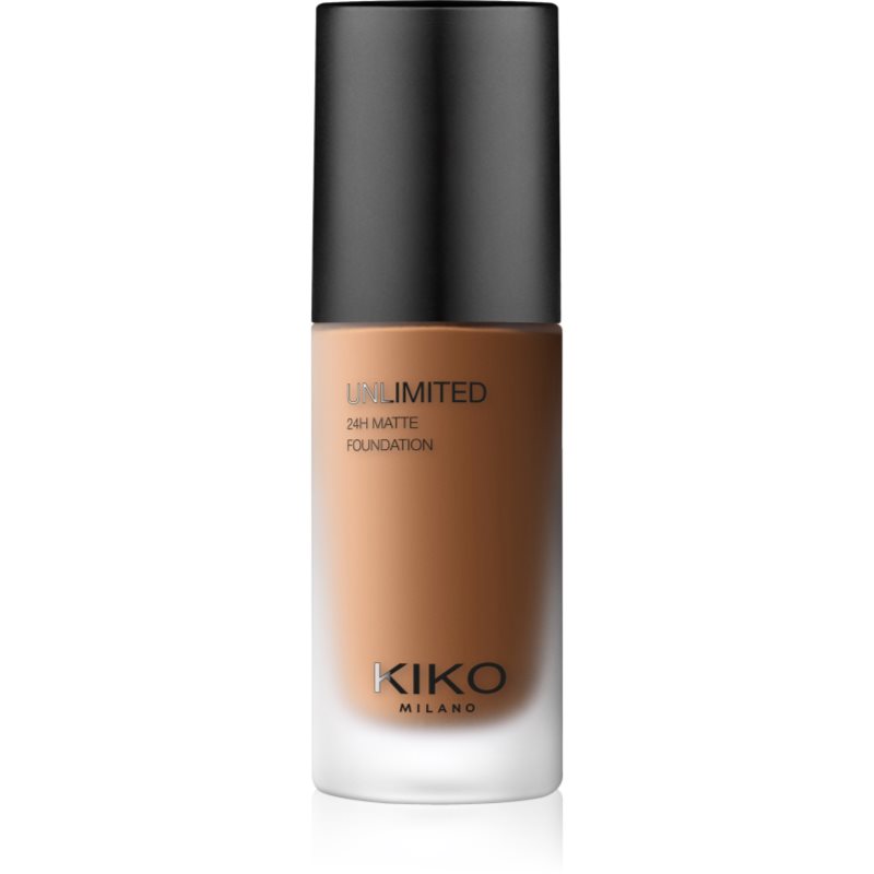 KIKO Milano Unlimited 24H Matte langanhaltendes mattierendes Make up mit Hyaluronsäure Farbton 9.5 WG Warm Gold 30 ml