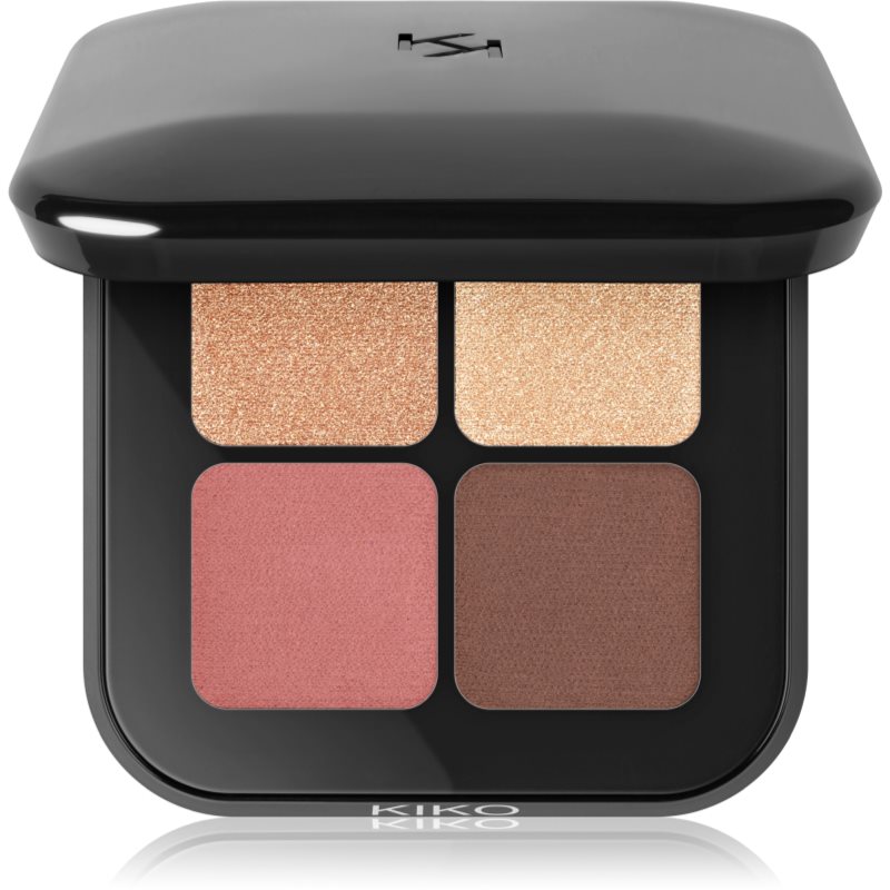 KIKO Milano Bright Quartet Lidschattenpalette Farbton 02 Rosy Mauve Variations 3.5 g