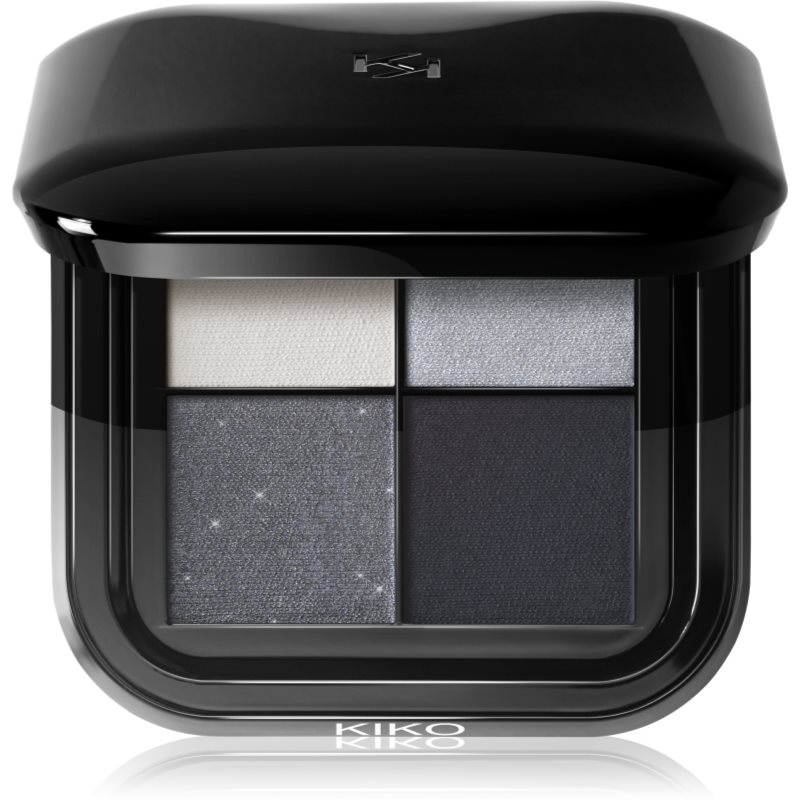 KIKO Milano Bright Quartet Lidschattenpalette Farbton 04 Smokey Eyes Profusion 3.5 g