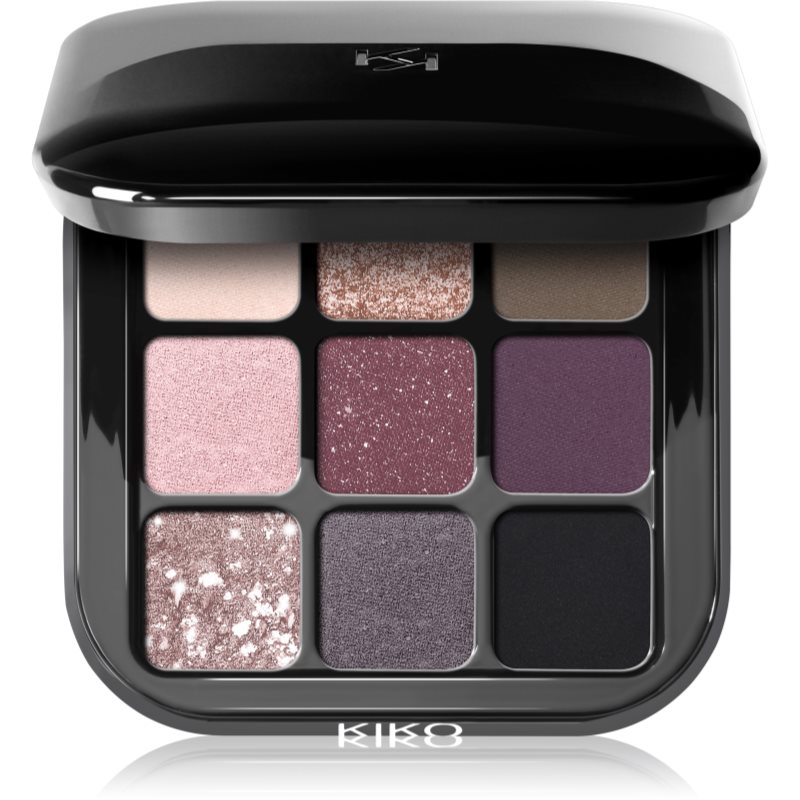 KIKO Milano Glamour Multi Finish Lidschattenpalette Farbton 04 Mauve Selection 2.5 g