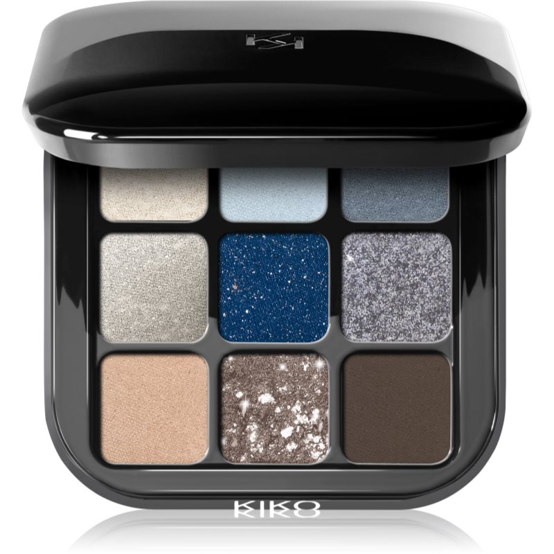 KIKO Milano Glamour Multi Finish Lidschattenpalette Farbton 05 Blue Variations 2.5 g