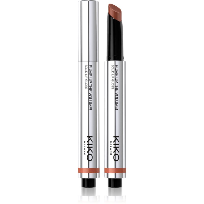 KIKO Milano Pump Up The Volume Solid Lip Gloss nawilżający błyszczyk do ust do zwiększenia objętości odcień 02 Don'T Bite 2 g