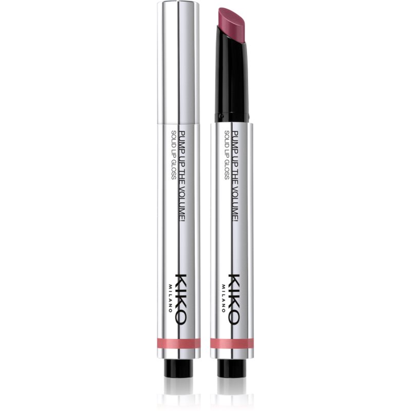 KIKO Milano Pump Up The Volume Solid Lip Gloss nawilżający błyszczyk do ust do zwiększenia objętości odcień 04 Mauve Bouquet 2 g