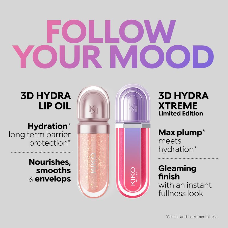 KIKO Milano 3D Hydra Xtreme Lipgloss Lipgloss für mehr Volumen mit 3D-Effekt Farbton 09 Sunset Blossom 6 ml (Bild 4)