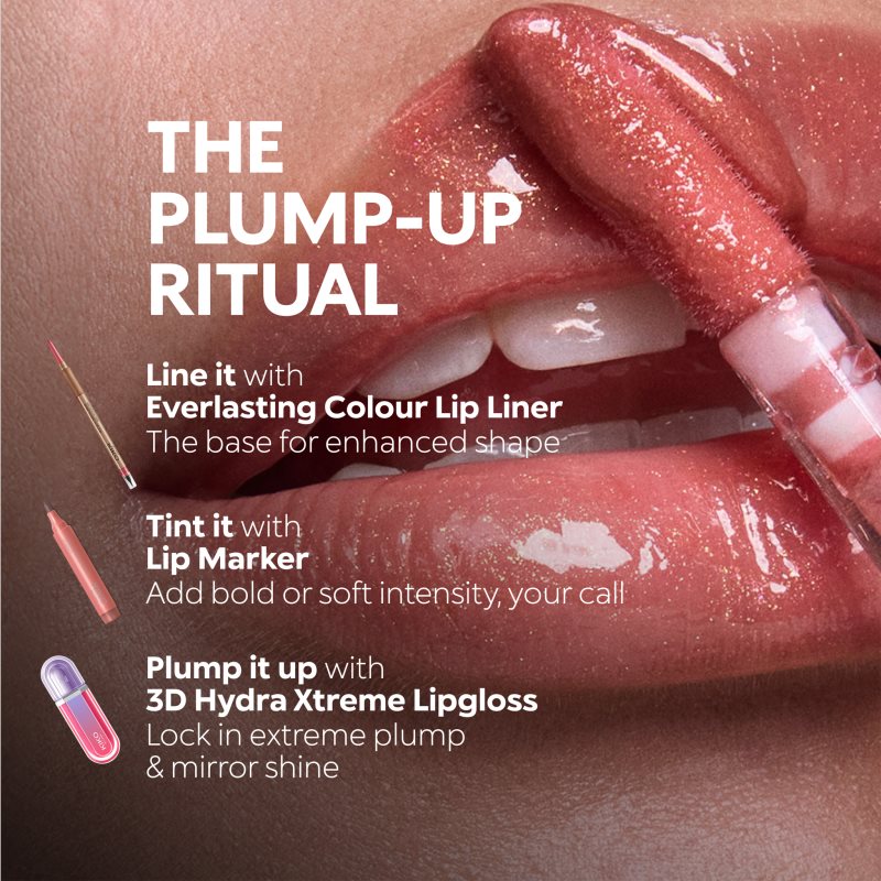 KIKO Milano 3D Hydra Xtreme Lipgloss Lipgloss für mehr Volumen mit 3D-Effekt Farbton 09 Sunset Blossom 6 ml (Bild 7)