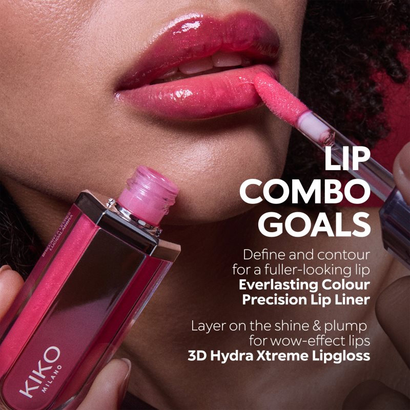 KIKO Milano 3D Hydra Xtreme Lipgloss Lipgloss für mehr Volumen mit 3D-Effekt Farbton 09 Sunset Blossom 6 ml (Bild 8)
