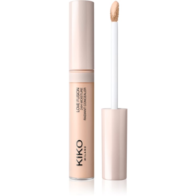 KIKO Milano Love Fusion 24H Moisture Radiant Concealer długotrwały korektor o działaniu nawilżającym odcień 06 Sandstone 8 ml