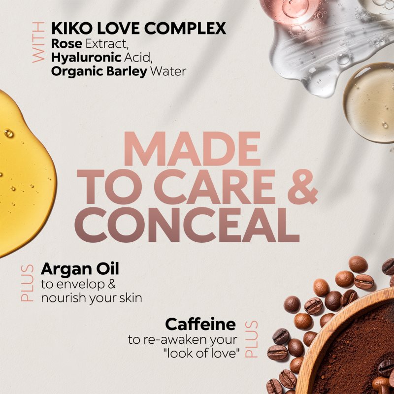 KIKO Milano Love Fusion 24H Moisture Radiant Concealer Langzeit-Korrektor mit feuchtigkeitsspendender Wirkung Farbton 16 Rich Golden 8 ml (Bild 5)