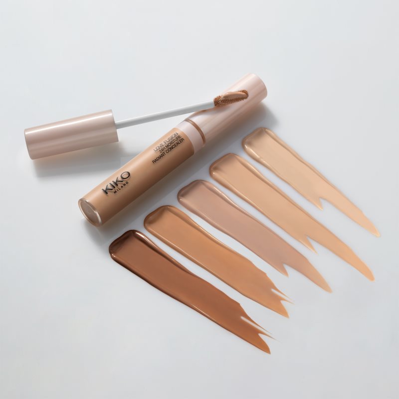 KIKO Milano Love Fusion 24H Moisture Radiant Concealer Langzeit-Korrektor mit feuchtigkeitsspendender Wirkung Farbton 16 Rich Golden 8 ml (Bild 9)