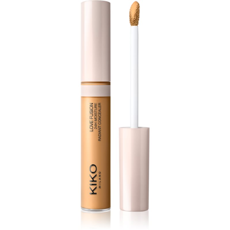 KIKO Milano Love Fusion 24H Moisture Radiant Concealer długotrwały korektor o działaniu nawilżającym odcień 18 Butterscotch 8 ml