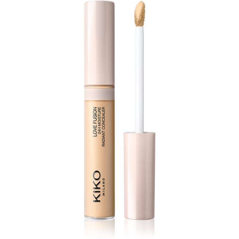 KIKO Milano Love Fusion 24H Moisture Radiant Concealer długotrwały korektor o działaniu nawilżającym odcień 10 Hazelnut 8 ml
