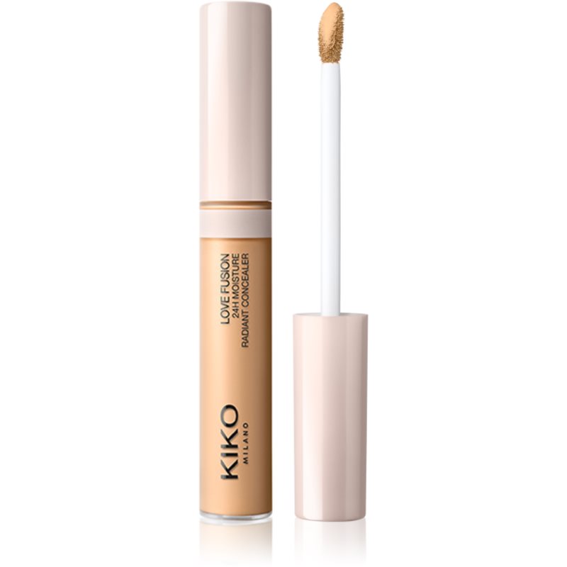 KIKO Milano Love Fusion 24H Moisture Radiant Concealer Langzeit-Korrektor mit feuchtigkeitsspendender Wirkung Farbton 14 Honey 8 ml