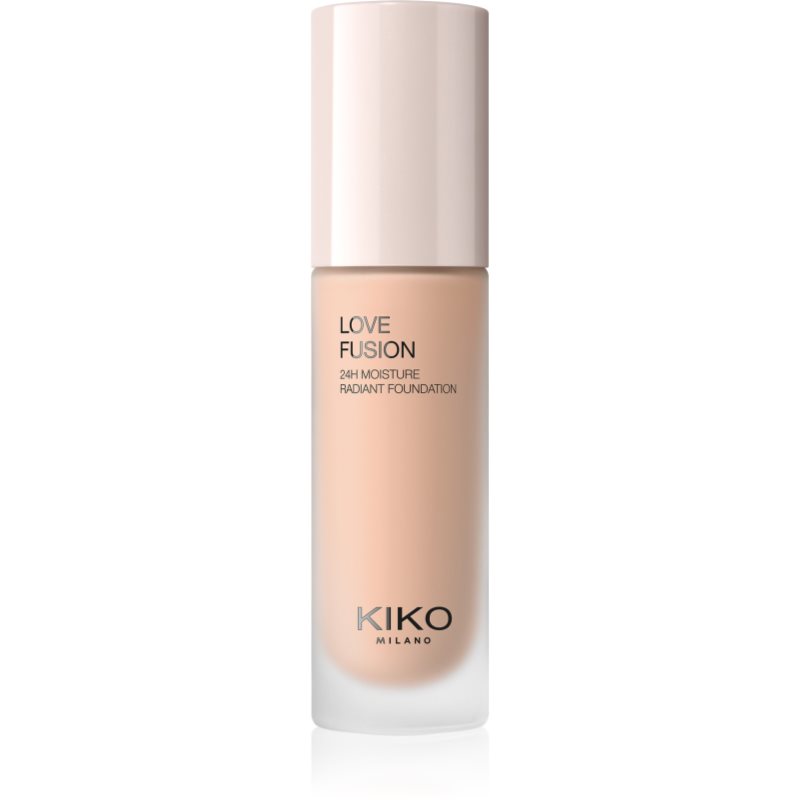 KIKO Milano Love Fusion 24H Moisture Radiant Foundation długotrwały podkład w kremie o działaniu nawilżającym odcień 5 Neutral Gold 30 ml