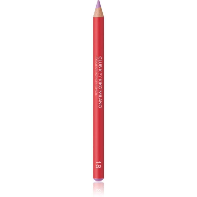 KIKO Milano Club K By Kiko Milano Pigment Pop Lip Pencil olovka za konturiranje usana nijansa 18 Club Coded 1.1 g