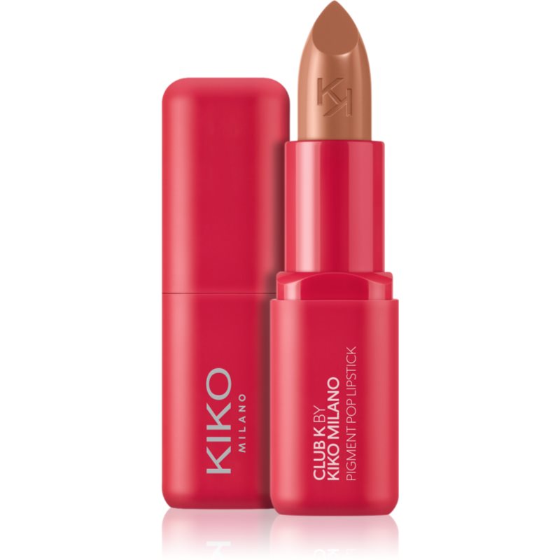 KIKO Milano KIKO Milano Club K By Kiko Milano Pigment Pop Lipstick hidratáló krém rúzs árnyalat 01 Warm-Up Set 3.5 g
