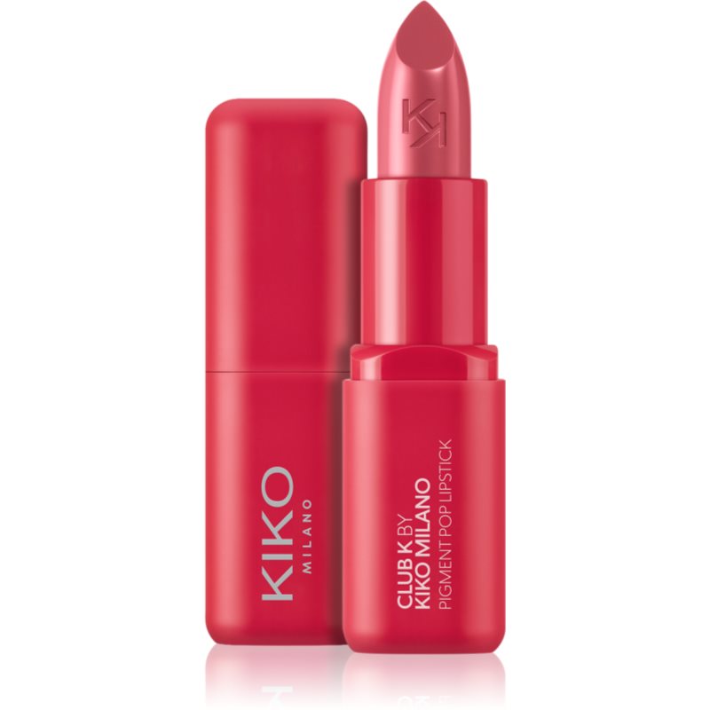 KIKO Milano KIKO Milano Club K By Kiko Milano Pigment Pop Lipstick hidratáló krém rúzs árnyalat 07 Giga Bite 3.5 g