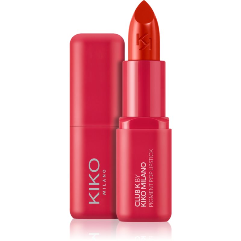 KIKO Milano KIKO Milano Club K By Kiko Milano Pigment Pop Lipstick hidratáló krém rúzs árnyalat 10 Juicy Drop 3.5 g