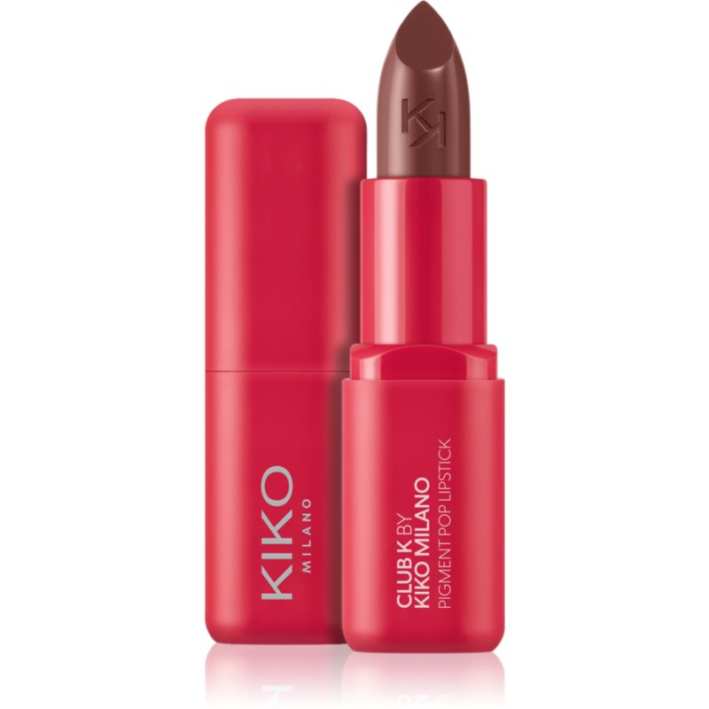 KIKO Milano KIKO Milano Club K By Kiko Milano Pigment Pop Lipstick hidratáló krém rúzs árnyalat 24 Smoked Drip 3.5 g