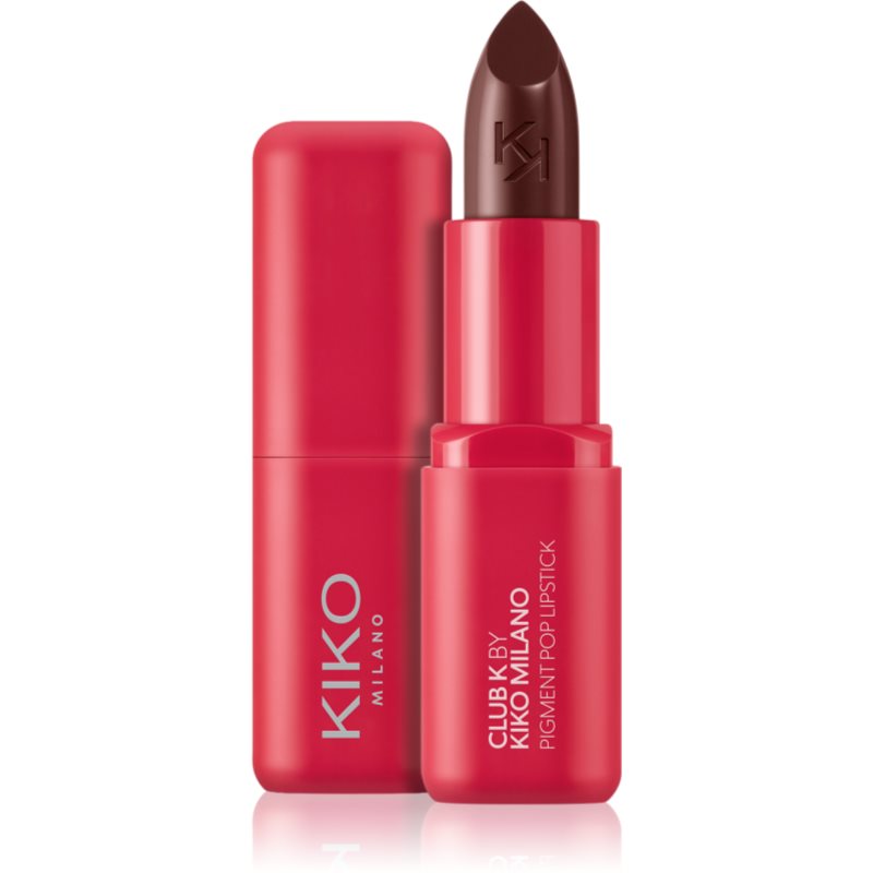 KIKO Milano KIKO Milano Club K By Kiko Milano Pigment Pop Lipstick hidratáló krém rúzs árnyalat 25 No Cap 3.5 g