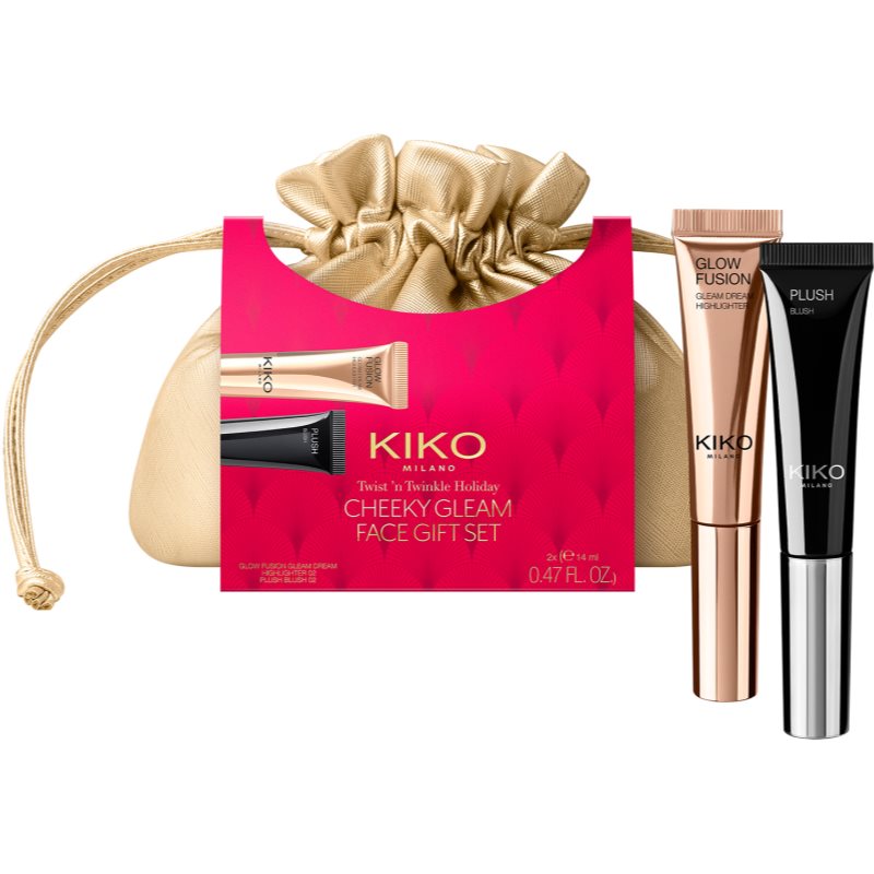 KIKO Milano Twist 'N Twinkle Holiday Cheeky Gleam poklon set za žene
