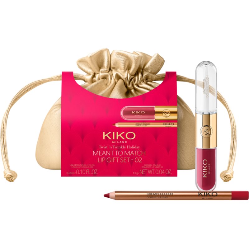 KIKO Milano Twist 'N Twinkle Holiday Meant To Match Geschenkset für Lippen für Damen 02